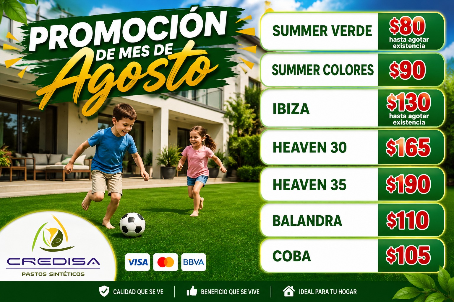 Oferta Principal Agosto Credisa
